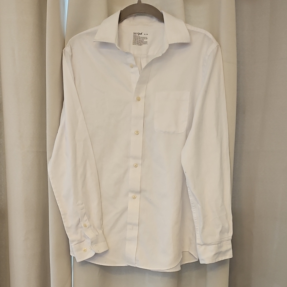 Boys XL 14 Cat & Jack Button Down Oxford Long Sleeve Shirt
